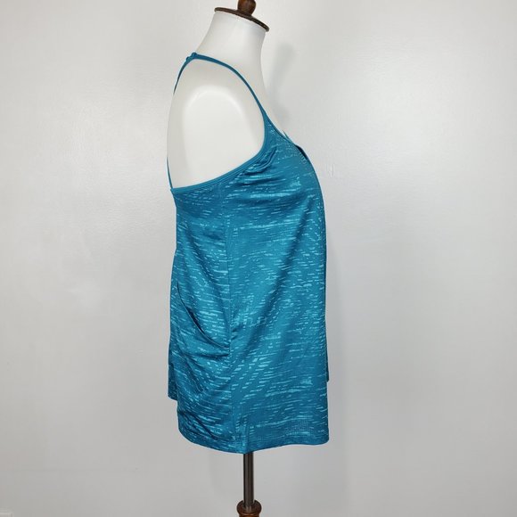 Tek Gear Green Activewear Fitness Tank Top With Padded Shelf Bra, Size S - Picture 5 of 14